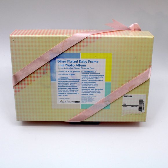 Silver Plated Carrier Frame and Photo Album - Picture 2 of 2